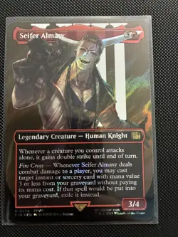 Seifer Almasy (Borderless) (Surge Foil) Final Fantasy Foil. MTG. NM - Image 1