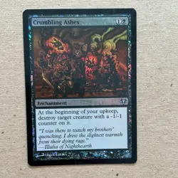 MTG FOIL Crumbling Ashes Eventide Magic the Gathering - Image 1