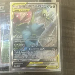 Pokemon Celebi & Venusaur GX SM167 SM TAG TEAM GX Holo Basic HP 270 Grass MINT - Image 1