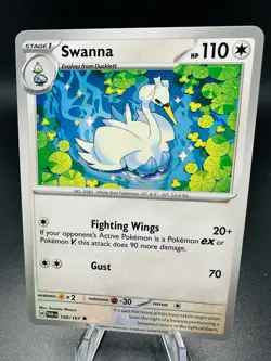 Pokemon TCG - Swanna 140/167 - Twilight Masquerade 2024 - Image 1