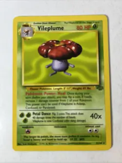 Pokemon VILEPLUME 31/64 RARE UNLIMITED JUNGLE 1999 Regular Vintage WOTC TCG - Image 1