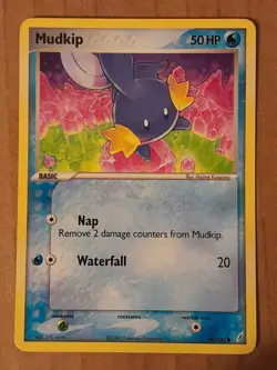 Pokemon Mudkip 58/100 Crystal Guardians NM-MT See Pictures - Image 1