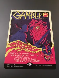 MTG Secret Lair #188 Gamble (Movie Poster) NM - Image 1