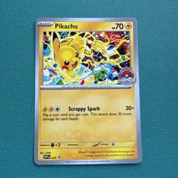 Pokemon Pikachu 225 2025 World Championships SVP en Black Star Promo - Image 1
