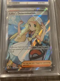 Pokemon Card TCG | Lillie’s Determination | Mega Evolution | 184/132 | ACE 10 - Image 2