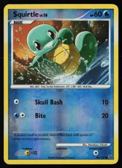 Squirtle [Reverse Holo] #96 Platinum Pokemon Card - Image 1