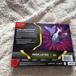 Pokemon TCG Mega Evolution Mega Latias Ex Box Sealed 4 Boosters Packs And Promos - Image 3