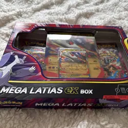 Pokemon TCG Mega Evolution Mega Latias Ex Box Sealed 4 Boosters Packs And Promos - Image 5