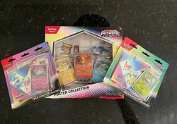 Pokemon TCG Prismatic Evolutions 2 Tech Sticker collection and poster collection - Image 1