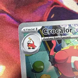 Pokemon TCG Crocalor Scarlet & Violet Paldea Evolved 202/193 Illustration Rare - Image 5