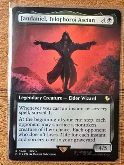 Magic MTG Final Fantasy - Fandaniel, Telophoroi Ascian EXTENDED ART FOIL 0146 - Image 1