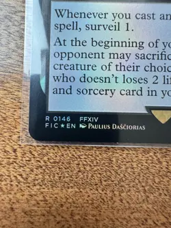 Magic MTG Final Fantasy - Fandaniel, Telophoroi Ascian EXTENDED ART FOIL 0146 - Image 2