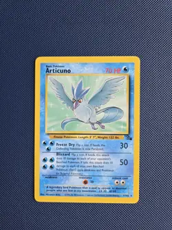 Pokemon TCG: Fossil (1999) Unlimited Articuno Non-Holo Rare 17/62 WOTC LP - Image 1