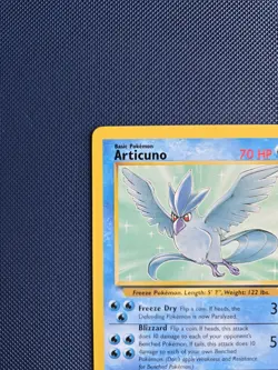 Pokemon TCG: Fossil (1999) Unlimited Articuno Non-Holo Rare 17/62 WOTC LP - Image 2