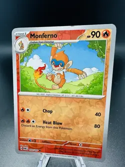 Pokemon TCG - Reverse Holo Monferno 32/167 - Twilight Masquerade 2024 - Image 1