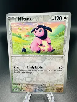 Pokemon TCG - Reverse Holo Miltank 147/182 - Paradox Rift 2023 - Image 1