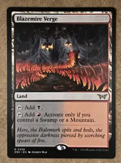Blazemire Verge Duskmourn: House of Horror - NM MTG - Image 1