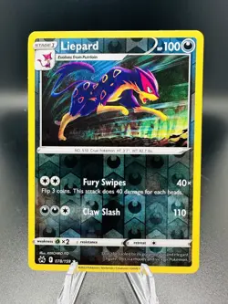 Pokemon TCG - Reverse Holo Liepard 78/159 - Crown Zenith 2023 - Image 1