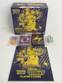 Pokemon Surging Sparks Elite Trainer Box-Accessories Only-No Packs/Promo - Image 1