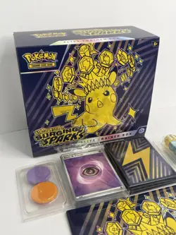 Pokemon Surging Sparks Elite Trainer Box-Accessories Only-No Packs/Promo - Image 2