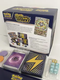 Pokemon Surging Sparks Elite Trainer Box-Accessories Only-No Packs/Promo - Image 5