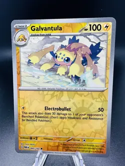 Pokemon TCG - Reverse Holo Galvantula 65/182 - Paradox Rift 2023 - Image 1