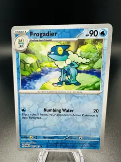 Pokemon TCG - Reverse Holo Frogadier 57/167 - Twilight Masquerade 2024 - Image 1