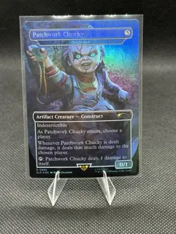 MTG Patchwork Chucky - Stuffy Doll FOIL Secret Lair Drop Series R 880 NM - Image 1