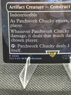 MTG Patchwork Chucky - Stuffy Doll FOIL Secret Lair Drop Series R 880 NM - Image 2