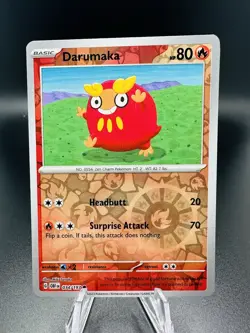 Pokemon TCG - Reverse Holo Darumaka 34/197 - Obsidian Flames 2023 - Image 1