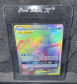 Blastoise & Piplup GX 253/236 SM-Cosmic Eclipse TAG TEAM Holo Pokemon TCG - Image 1
