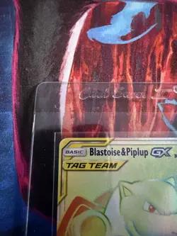 Blastoise & Piplup GX 253/236 SM-Cosmic Eclipse TAG TEAM Holo Pokemon TCG - Image 5