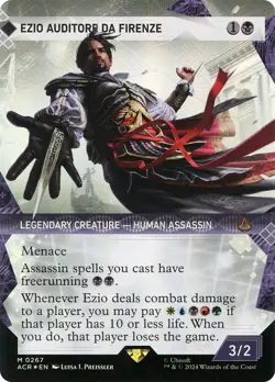 🧙Ezio Auditore Da Firenze M 0267 Etched Foil ACR MTG - Image 1