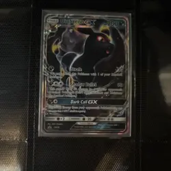 2017 Pokemon TCG Sun & Moon SM36 Black Star Promo Umbreon GX Full Art Near Mint - Image 1