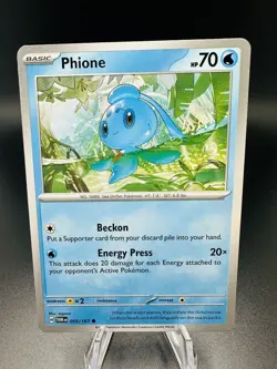 Pokemon TCG - Phione 55/167 - Twilight Masquerade 2024 - Image 1