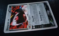 Pokemon EX Deoxys-Sharpedo EX-Ultra Rare Holo- #104/107-M/NM-Ready for Grading! - Image 4