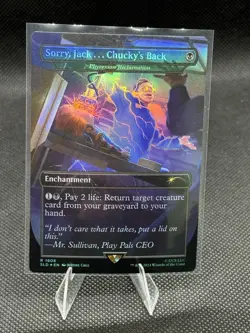 MTG Sorry, Jack . . . Chucky's Back Phyrexian Reclamation FOIL Secret Lair 1808 - Image 1