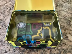 Pokemon Detective Pikachu Tin with Pin, Coin Stickers, Notepad - Image 3
