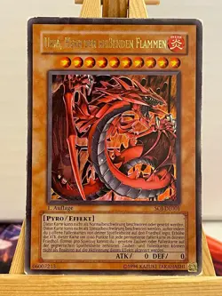 Uria, Herr Der Reißenden Flammen SOI-DE001 Ultra Rare Deutsch VG YUGIOH - Image 1