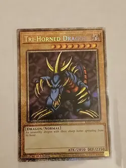 Yugioh RA05-EN001 Tri-Horned Dragon Starlight 1st Ed NM - Image 2