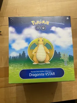 Pokemon Go Dragonite VSTAR Box Set Sealed, Premier Deck Holder Collection - Image 1