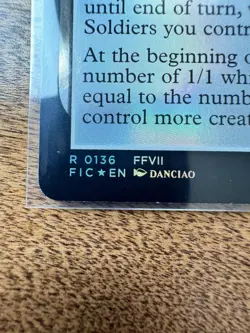 Magic MTG Final Fantasy - Heidegger, Shinra Executive EXTENDED ART FOIL 0136 - Image 2