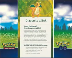 🔥✅ NEW Pokemon GO Premier Deck Holder Box Dragonite VStar Collection Sealed 820650870798 - Image 2