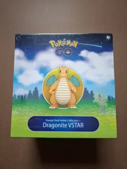 Pokemon TCG Pokemon Go Dragonite VStar Premier Deck Holder Collection Sealed - Image 1