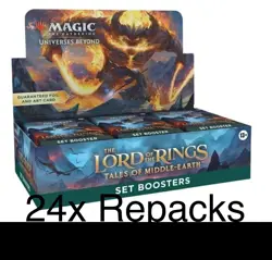 24x REPACKS MTG Lord of the Rings Boosters - 2 Mythics Guaranteed Plus 28 Rares - Image 1