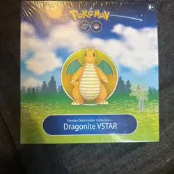 Pokemon TCG: Pokemon GO Dragonite VSTAR Premier Deck Holder Collection - 9 Packs 820650850790 - Image 1