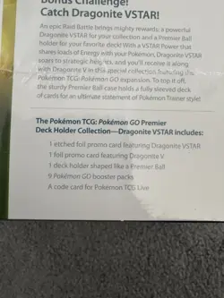 Pokemon TCG: Pokemon GO Dragonite VSTAR Premier Deck Holder Collection - 9 Packs 820650850790 - Image 4