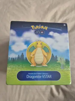 Pokemon GO Premier Deck Holder Collection Dragonite VSTAR Pokemon TCG Pokeball 820650850790 - Image 1