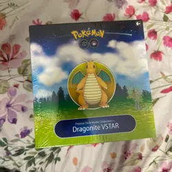 Pokemon TCG: Pokemon GO Dragonite VSTAR Premier Deck Holder Collection - 9 Packs 820650850790 - Image 1