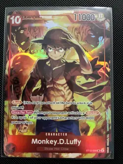 Monkey.D.Luffy (Treasure Booster Set) ST10-006 One Piece Promotion Cards Foil NM - Image 1